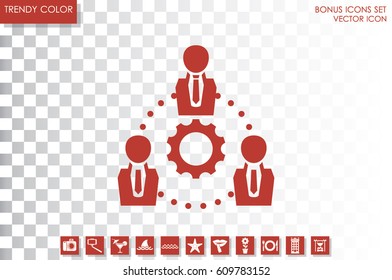 gear people icon vector illustration eps10.