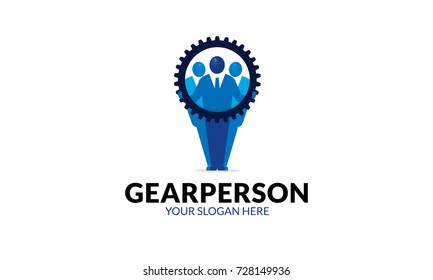 Gear Person Logo