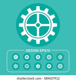 Gear pictograph