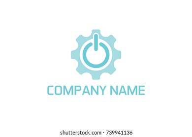 Gear power logo