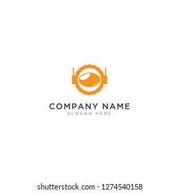 Gear and robots abstract Logo Template Design Vector, Emblem, Design Concept, Creative Symbol, Icon - Vector 