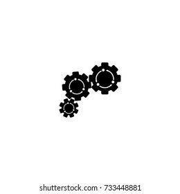 gear rotation vector logo