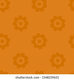 Gear seamless pattern. The mechanism, device gears, parts.