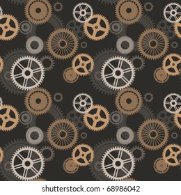 Zahnriemen nahtlose Textur. Vektorgrafik.