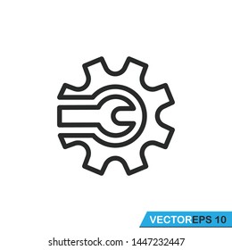 gear service icon vector design 
illustration