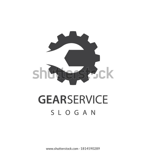 Gear service logo\
images illustration\
design