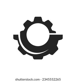 gear service logo template Isolated. Brand Identity. Icon Abstract Vector graphic