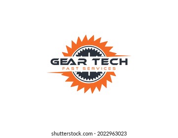 Gear service logo vector template for your business.
