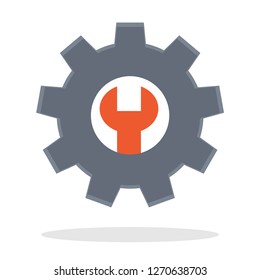 Gear service vector