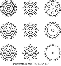 27,346 Gear wheel outline Images, Stock Photos & Vectors | Shutterstock