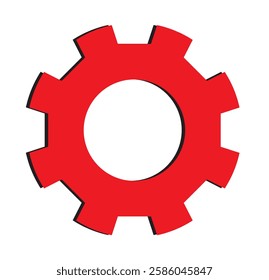 Gear set. Gear icon. Setting icon. Gray gear wheel icons on white background. 1176