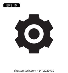 gear setting cog icon vector illustration
