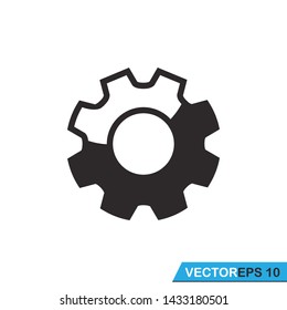 gear, setting gear icon design template 