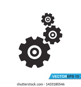 gear, setting gear icon design template 