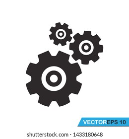 gear, setting gear icon design template 
