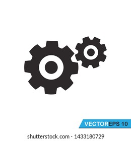 gear, setting gear icon design template 