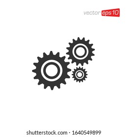 Gear Setting Icon Design Vector