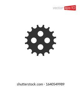 Gear Setting Icon Design Vector