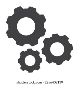 Icono de ajuste o icono de diseño plano ilustración vectorial en fondo blanco.