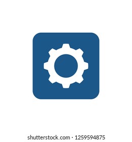 Gear setting icon sign symbol