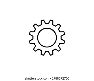 gear setting icon. statistics, analytics symbol template for graphic and web design collection logo vector illustration.