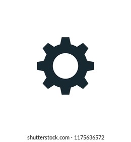 gear setting icon technology logo template