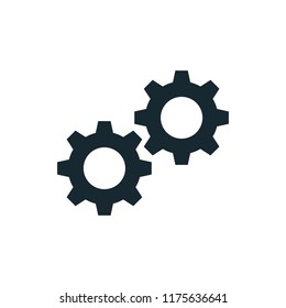gear setting icon technology logo template