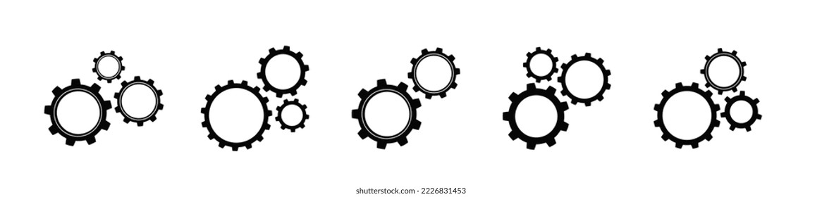 Symbol für die Einstellung des Fanggeräts, Vektorgrafik. Einstellungen. Vektorgrafik.