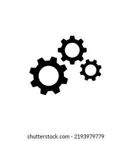 gear, setting icon vector design illustration