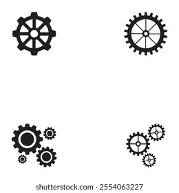 gear  setting icon vector design illustration