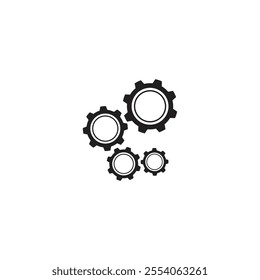gear  setting icon vector design illustration