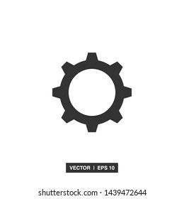 gear setting icon vector illustration