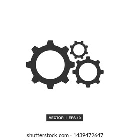 gear setting icon vector illustration