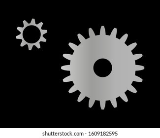 Gear setting icon vector illustration.