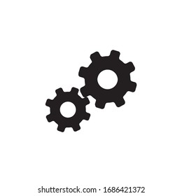 gear, setting icon, vector illustration