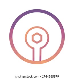 Gear, Setting, Icon Vector Illustration