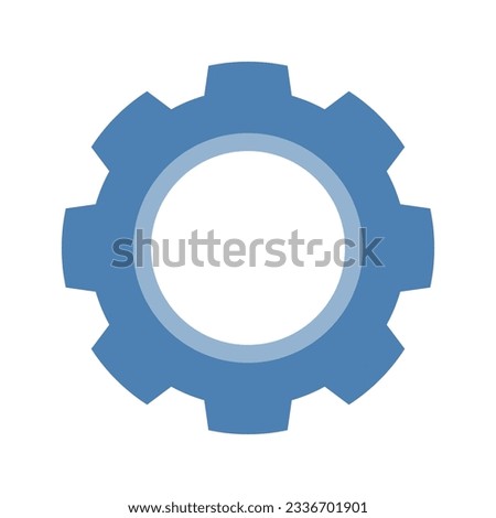  Gear Setting illustration vector graphic icon, cute cartoon flat design style, good for your resource graphic design, element design, design printing, children book, story book, etc.