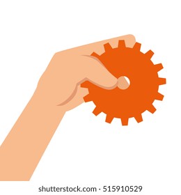 gear setting isolated icon
