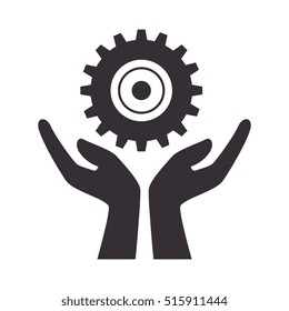 gear setting isolated icon