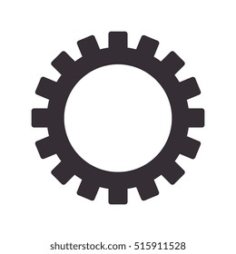 gear setting isolated icon