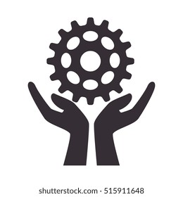 gear setting isolated icon
