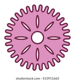 gear setting isolated icon