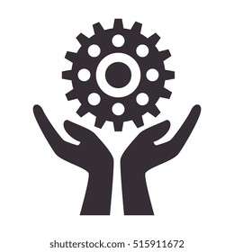 gear setting isolated icon