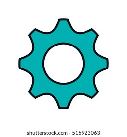 gear setting isolated icon