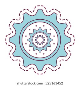 gear setting isolated icon