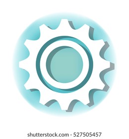 gear setting isolated icon