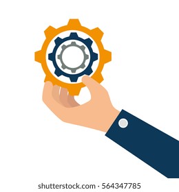 gear setting isolated icon