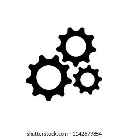 Gear Setting Logo Icon Vector