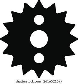 Gear setting vector icon . Progress or construction concept. Isolated black gears mechanism and cog wheel. Cogwheel icons UI vector.