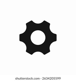 gear settings cog icon sign vector
